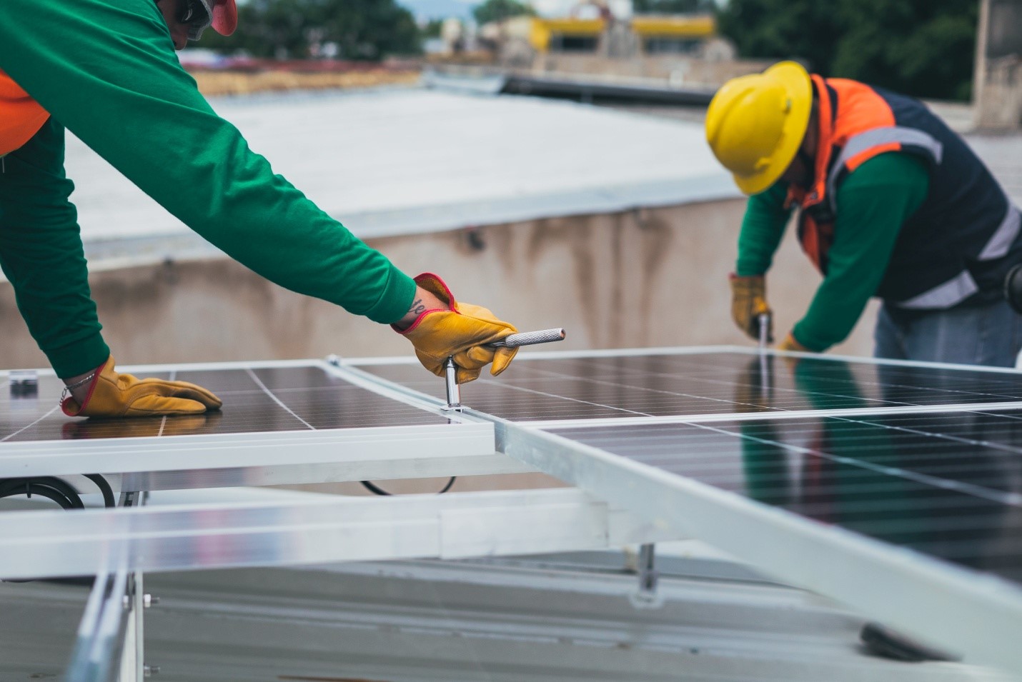 solar panel installation
